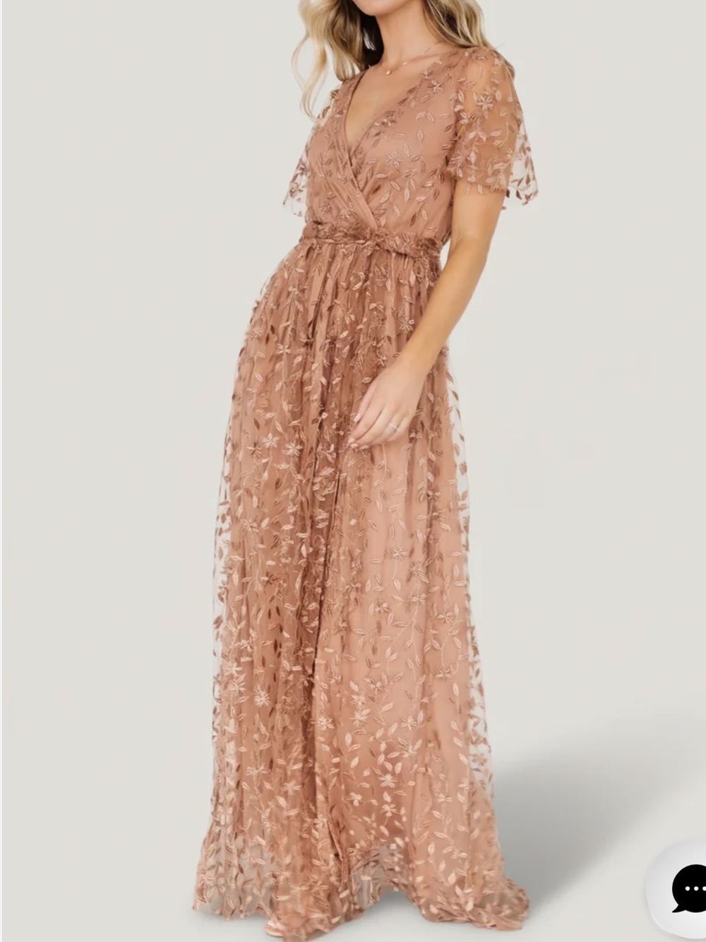 Baltic Born Marseille Embossed Maxi Dress